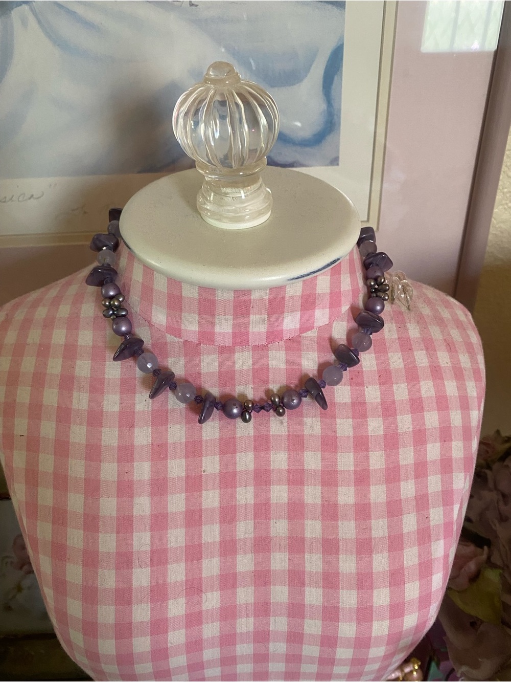 Handcrafted Amethyst Women's Necklace